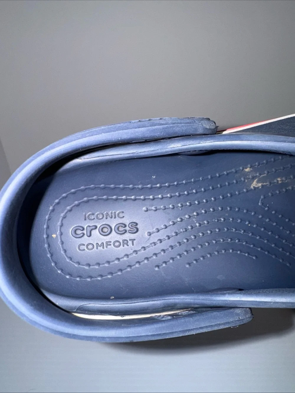Crocs Crocband Clogs Shoes Navy Blue & Red - Child's Size 11 Child